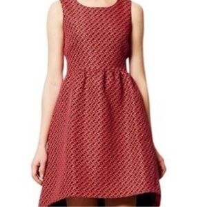 Anthropologie GeoJacquard High Low Dress